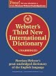 Webster's Third New International Dictionary