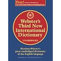 Webster's Third New International Dictionary