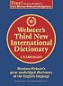 Third New International Dictionary of the English Language