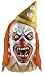 Creepy Killer Circus Clown Cut Up Halloween Mask