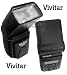 Vivitar DF383 Digital TTL Shoe Mount Power Zoom /Swivel /Bounce Auto-Focus Flash for Sony TTL, Guide Number 45m (147')