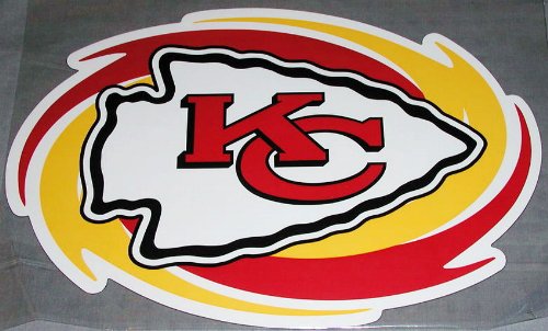 KANSAS CITY CHIEFS NFL Car Sport Magnet Bright Colors Big New 12