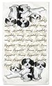 Leslie Anderson Shih Tzu Puppies Dog Kitchen Towels Set/2