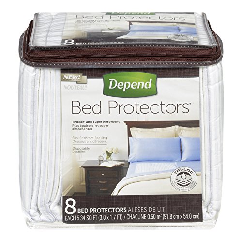 Depend Bed Protectors, 8 ea Health Beauty Health Care Incontinence Aids