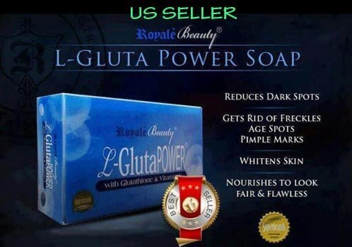 L-GLUTA POWER SOAP (GLUTATHIONE) with L Glutathione & Vit E 130g ROYALE BEAUTY by ROYALE BEAUTY