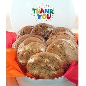 One Dozen Assorted Gourmet Cookies in Thank You Gift Tin by Gifts-to-Impress