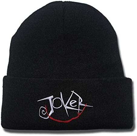 Joker Logo Beanie Fashion Unisex Embroidery Beanies Skullies Knitted Hats Skull Caps