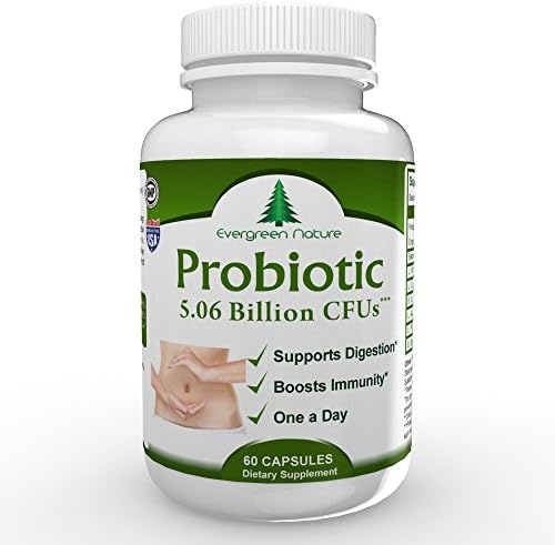 Evergreen Nature Probiotic Blend - Best Formulated Supplement - 100% Satisfaction Guarantee