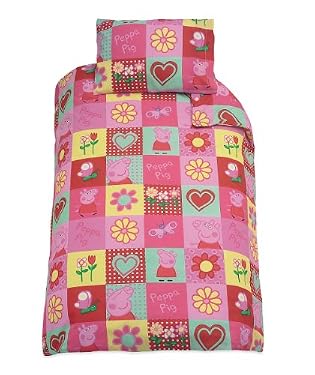 Peppa Pig Cot Bed Duvet Cover Set