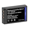 Canne Hochleistungs-Akku f�r Olympus E-400 / E-410 / E-420 / E-450 / E-620 / PEN E-P1 / PEN E-P2 u.a. - ersetzt Olympus BLS-1