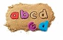 Learning Resources Lowercase Alphabet Sand Molds, Set Of 26