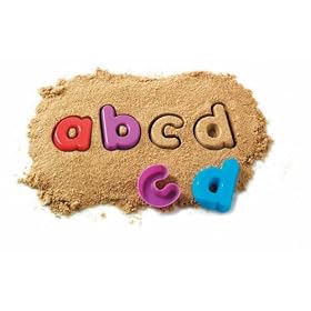 Learning Resources Lowercase Alphabet Sand Molds, Set Of 26
