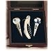 Kitchen & Housewares : 1" Howlite & Lapis Globe Wine Stoppers & Corkscrew Set