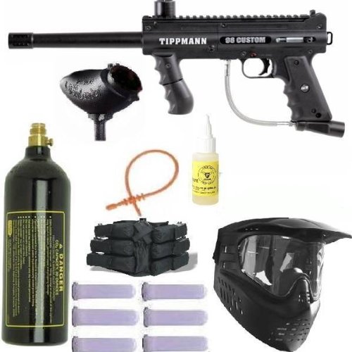 Tippmann 98 Custom PS Paintball Gun Marker MEGA Set