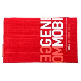 Golla Housse / Etui "Typo" (rouge) pour Nokia X7, C2-01, C1-01, C5, C5-03, C6-01, C7, E5-00, E6-00, E7, X1-00, X6, C6-00, N8, 5800, 5230, X3-02 & X2