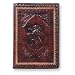 Office Products : Brown Lion Crest Leather Refillable Journal