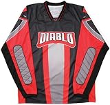 Diablo Pro 06 Men's Paintball Jersey - Black / Red Day