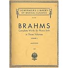 Buy Brahms Complete Works for Piano Solo in Three Volumes (Volume 2) (Schirmer's Library of... by  Johannes Brahms and Eusebius Mandyczewski