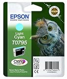 Epson T0795 Original Light Cyan ink cartrdge for Stylus Photo 1400 (Owl)
