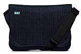 BUILT Neoprene Messenger Bag for Apple MacBook or MacBook Pro - Graphite Grid (A-MS15-GGD)