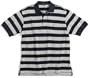 Nautica Men's Striped Pique Polo, Grey, X-Large