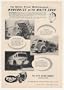 1952 White 3000 City Street Maintenance Trucks Print Ad