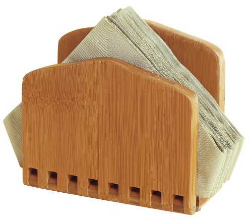 Childrens Toyshop  Kitchen & Housewares : Lipper Bamboo Collection Adjustable Napkin Holder