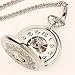 ESS - Herrenuhr - Taschenuhr - silbern - mechanisch - mit Kette - WP057