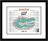 2006 Florida Gators NCAA Framed Photograph Tournament Brackets