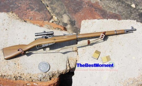 G_M1891_B MOSIN NAGANT 1:6 Action Figure M1891 SNIPER RIFLE Enemy at the Gates Gun Model For 1:6 Scale 12" Action Figure Accessories (Original from TheBestMoment @ Amazon)