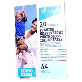 Ryman Photo Gloss Inkjet paper