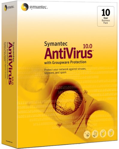 Symantec Antivirus 10.0 with Groupware Protection Business Pack - 10 User