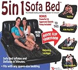 Smart Air Beds 5 x 1 Inflatable Sofa Bed (White) - 52 Wide