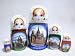 White Nights Russian Nesting Doll 5pc./6