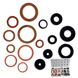 141pc Faucet & Plumbing Washer Assortment 21 Sizes 3 Materials 141pc Faucet & Plumbing Washer Assortment 21 Sizes 3 Materials