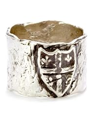 Pyrrha "talisman" Sterling Silver Mini Fleur De Lis Band Ring