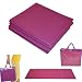 Khataland YoFoMat - Best Travel Yoga Mat - Magenta, Extra Long 72, 1/6 Thick -Foldable to 12x10x3, Eco Friendly, Free From Phthalates/Latex