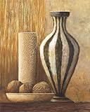 IMAGE OF Natural Raffia and Clay I Art Poster PRINT Kristy Goggio 16x20