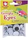 Creative Hands SmART Parts Glue-On Googly Eyes 5mm-30mm 120-Pack: Black