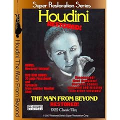 Houdini The Man From Beyond Restored! On a Scratch Proof DVD!