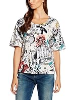Love Moschino Camiseta Manga Corta (Blanco)