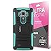 LG G4 Case, Cellto **Triple Layer** [Kickstand] Combo Holster Cover [Heavy Duty Rugged] Kickstand and Locking Belt Swivel Clip (Mint)
