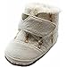 Toms Cuna Crib Shoes White Metallic Twill Suede 10006996 Tiny