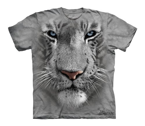 white tiger face. Cotton Mountain : White Tiger
