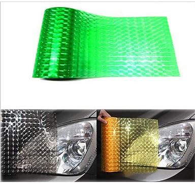 YF 30cm*100cm Cat Eye Auto Car Styling Headlights Stickers Car Taillight Film Stickers Car accessories , Gold