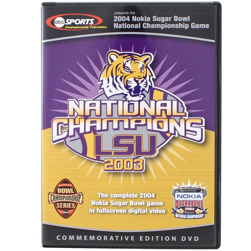 LSU Tigers 2004 Nokia Sugar Bowl National Championship Game Commemorative Edition DVD