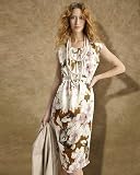 Spiegel Belted Silk Charmeuse Dress
