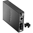 TRENDnet Intelligent 10/100Base-TX to 100Base-FX Single Mode SC Fiber Converter (15KM, 9.3 Miles) TFC-110S15i