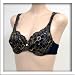  : Orlfa $63 Navy Blue Lace Plunge Bra #1021 sz 34A 36A