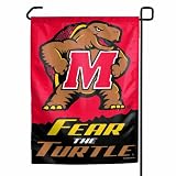 NCAA University Of Maryland-Fear The Turtle Logo Garden Flag
